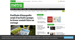 Desktop Screenshot of journalmetro.com